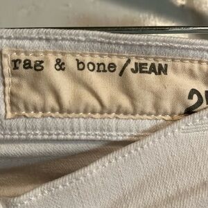 Rag and Bone off white jeans
